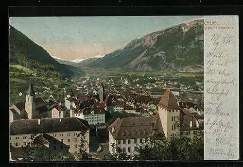 AK Chur, Blick gegen das Oberland