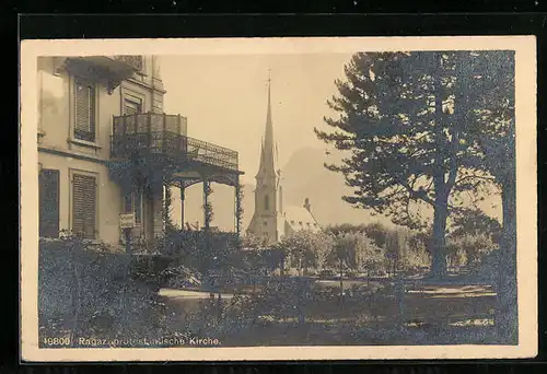 AK Ragaz, Blick auf Kirche