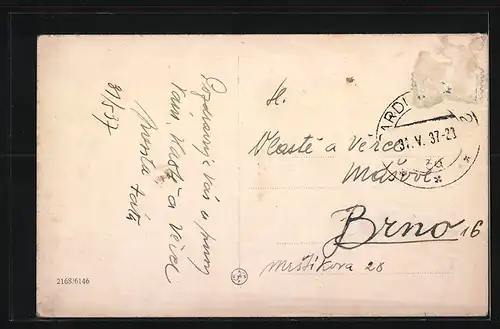 AK Hradec Kralove /Königgrätz, Strassenpartie im Stadtkern