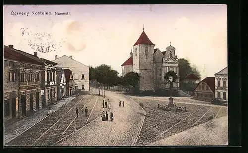 AK Cervený Kostelec, Namesti