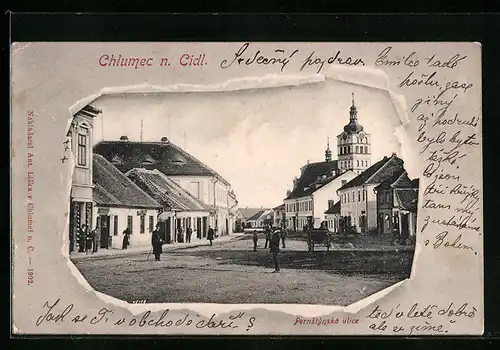 AK Chlumec n. Cidl., Pernstynska ulice