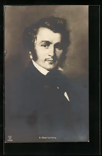 AK Portrait von G. Albert Lortzing, Komponist