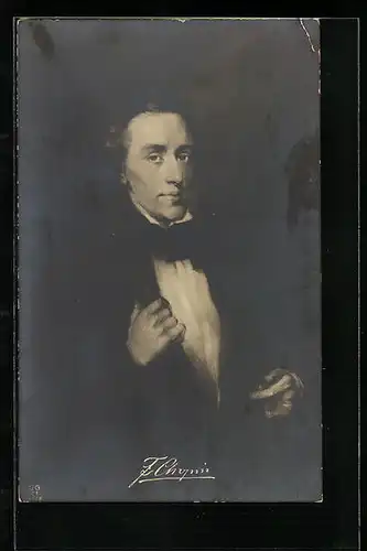 AK Portrait von F. Chopin, Komponist