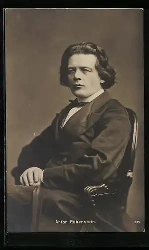 AK Portrait von Anton Rubenstein, Komponist