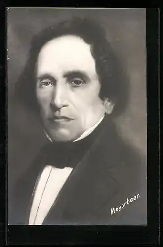 AK Portrait von Meyerbeer, Komponist