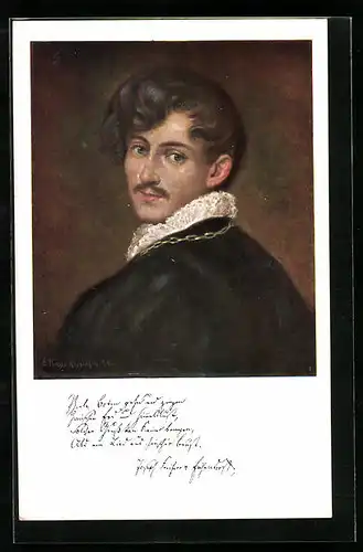 AK Freiherr Joseph von Eichendorff, Schriftsteller
