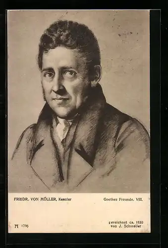 AK Goethes Freunde, Friedrich von Müller, Kanzler