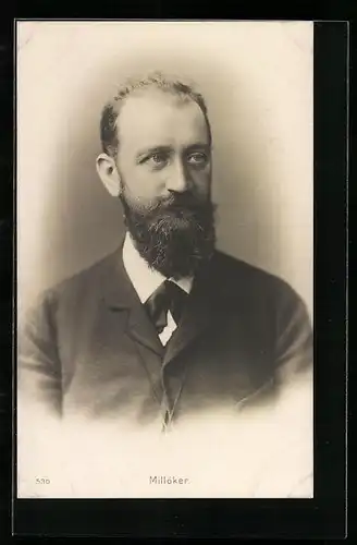 AK Portrait von Millöker im Anzug
