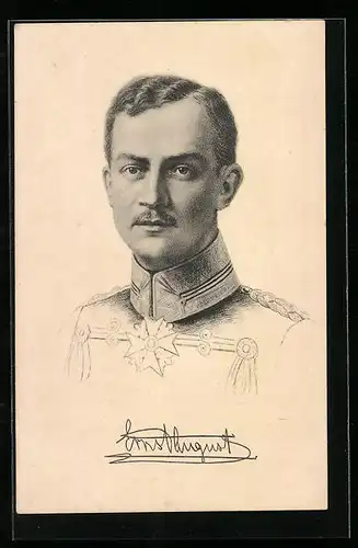 AK Ernst August Herzog von Braunschweig in Uniform