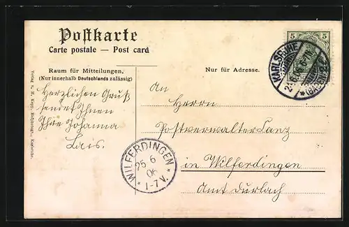 AK Karlsruhe, Partie an der Luisenschule