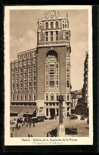AK Madrid, Edificio de la Asociacion de la Prensa