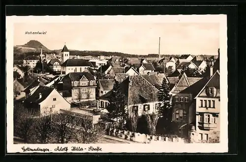 AK Gottmadingen, Hohentwiel, Strasse