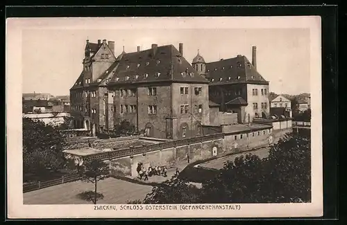 AK Zwickau, Schloss Osterstein, Gefangenenanstalt