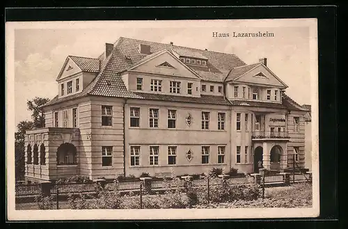 AK Wittekindshof, Westf. evgl. Pflege- und Erziehungsanstalt Haus Lazarusheim