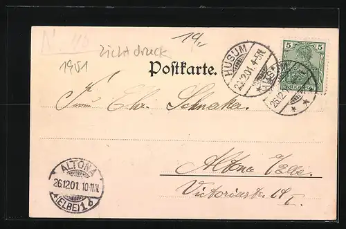 AK Husum, Partie in der Grossstrasse