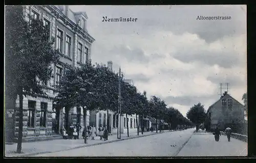 AK Neumünster, Partie in der Altonaerstrasse