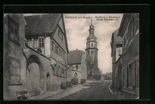 AK Kallstadt a. d. Haardt, Gasthaus zum Peterkopf