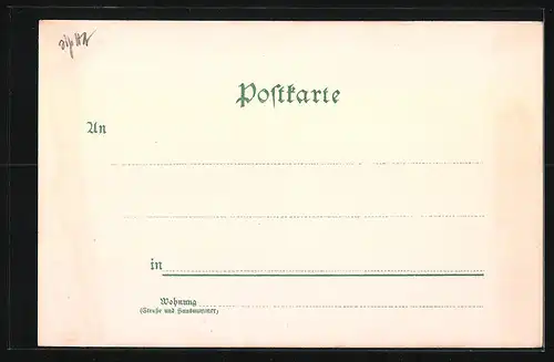 Lithographie Würzburg, Festung, Stadt-Panorama