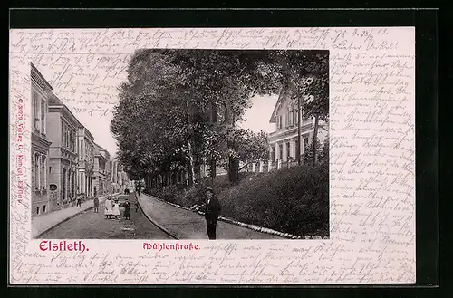 AK Elsfleth, Ansicht in der Mühlenstrasse