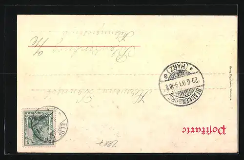 AK Elsfleth, Ansicht in der Mühlenstrasse