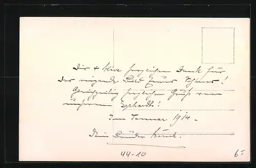 Foto-AK Kleines Mädchen auf einem Schaukelpferd