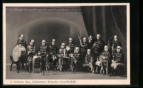 AK Liliputaner-Künstler-Gesellschaft, A. Scheuer jun.