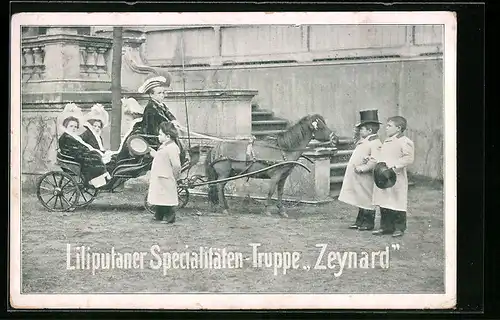 AK Liliputaner Specialitäten-Truppe Zeynard