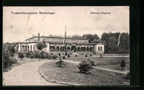 AK Warthelager, Truppenübungsplatz, Offizier-Kasino