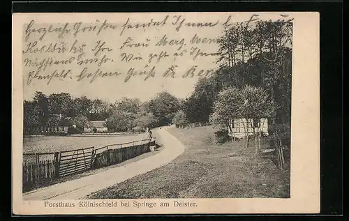 AK Springe am Deister, Forsthaus Kölnischfeld