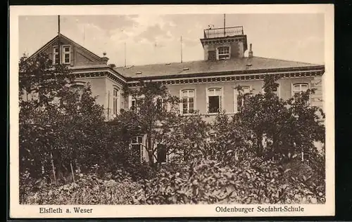 AK Elsfleth /Weser, Oldenburger Seefahrt-Schule