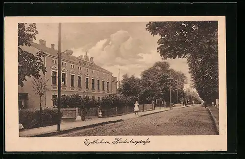 AK Eydtkuhnen, Wagners Hotel in der Hindenburgstrasse