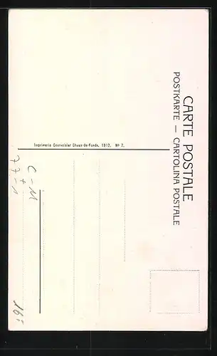 AK Hiver, Les Contrastes, Fevrier 1907 -6°, Fevrier 1912 +4°, Meteorologie, Verschneite Waldstrasse