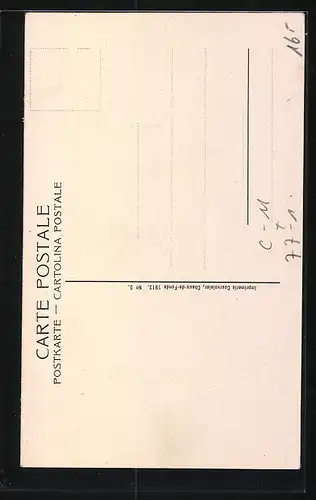 AK Hiver, Les Contrastes, Fevrier 1907 -6°, Fevrier 1912 +4°, Meteorologie