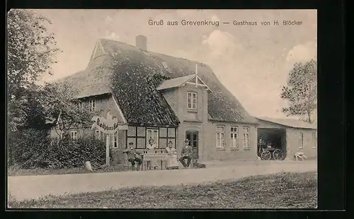 AK Grevenkrug, Gasthaus von H. Blöcker