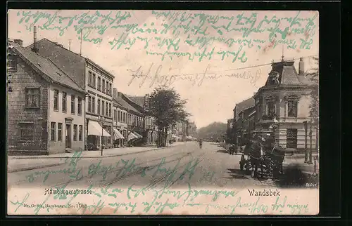 AK Wandsbek, Partie in der Hamburgerstrasse