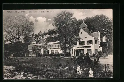 AK Voorde, Gasthaus Etablissement Eiderschlösschen