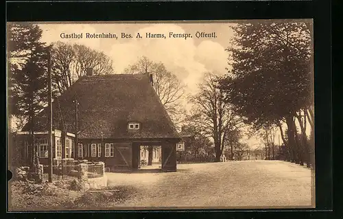 AK Rumohr, Gasthof Rotenhahn von A. Harms