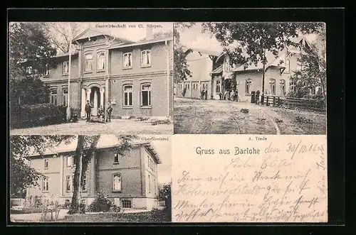 AK Barlohe, Gastwirtschaft von Cl. Stieper, Oberförsterei