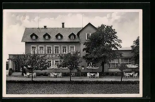 AK Colditz /Sa., Hotel und Sommerfrische Waldschänke