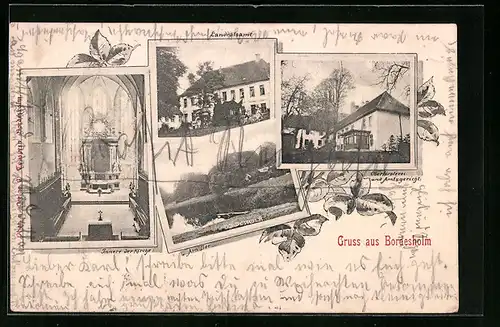 AK Bordesholm, Oberförsterei und Amtsgericht, Landratsamt, Inneres der Kirche