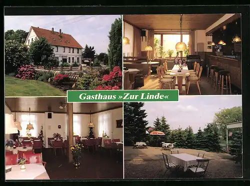 AK Rosengarten, Gasthaus Zur Linde, Poststrasse 21