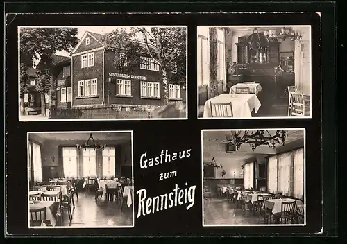 AK Schmiedefeld am Rennsteig, Gasthaus zum Rennsteig