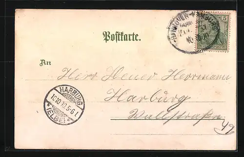 Lithographie Hannover, Gasthaus Lister-Thurm