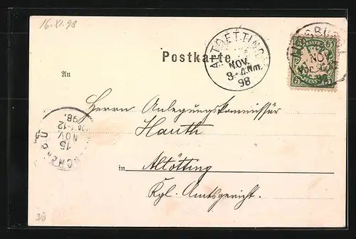 AK Augsburg, Ansicht Jacobsplatz