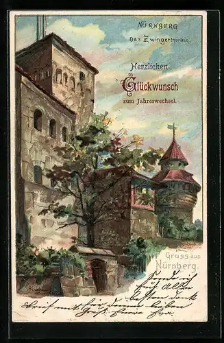 Lithographie Nürnberg, Das Zwingerthürlein