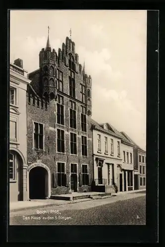 AK Goch i. Rhld., Das Haus zu den 5 Ringen