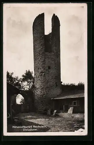 AK Neubulach, Diebsturm mit Hof