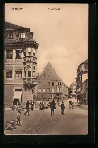 AK Augsburg, Partie am Kesselmarkt