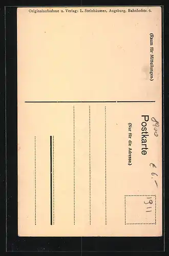 AK Augsburg, Partie am Kesselmarkt