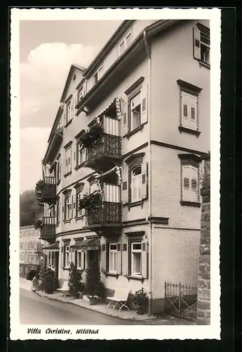 AK Wildbad, Hotel-Pension Villa Christine, Inh.: Schmid-Beck, Olgastrasse 31